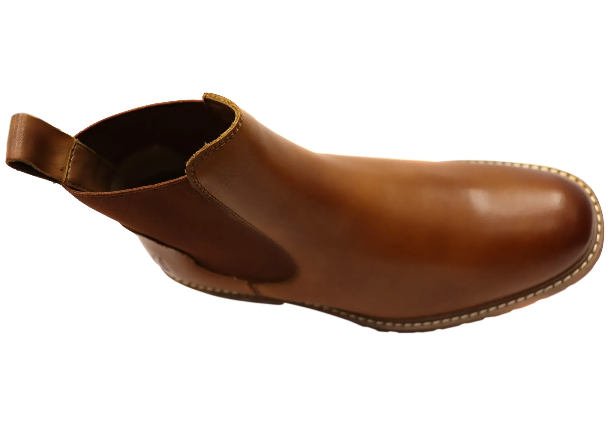 Hush Puppies Luxuriöse Bequeme Damen-Leder-Knöchelstiefel Hush Puppies Schuhe