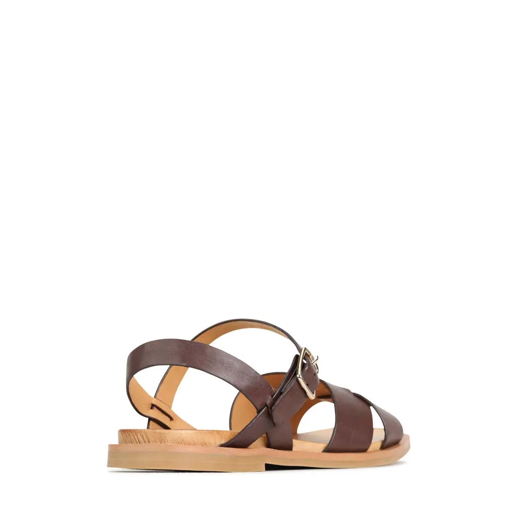 JEL Leder-Riemchensandalen