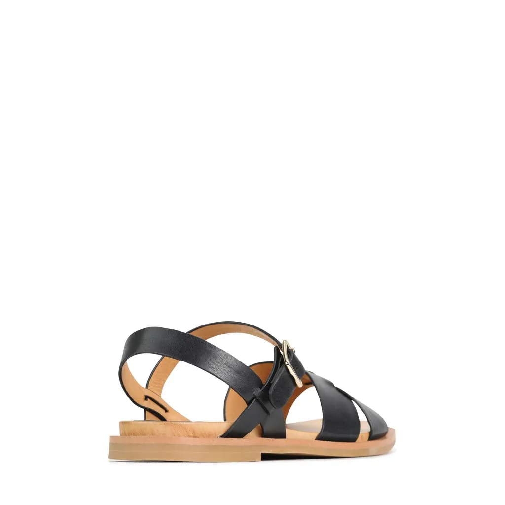 JEL Leder-Riemchensandalen