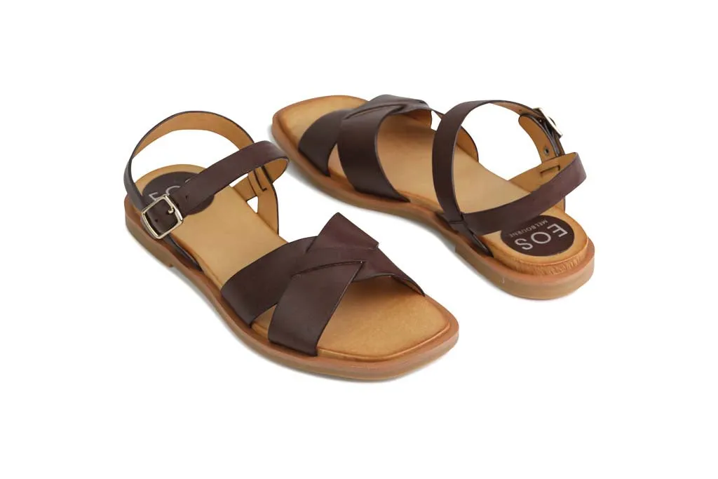 JEL Leder-Riemchensandalen