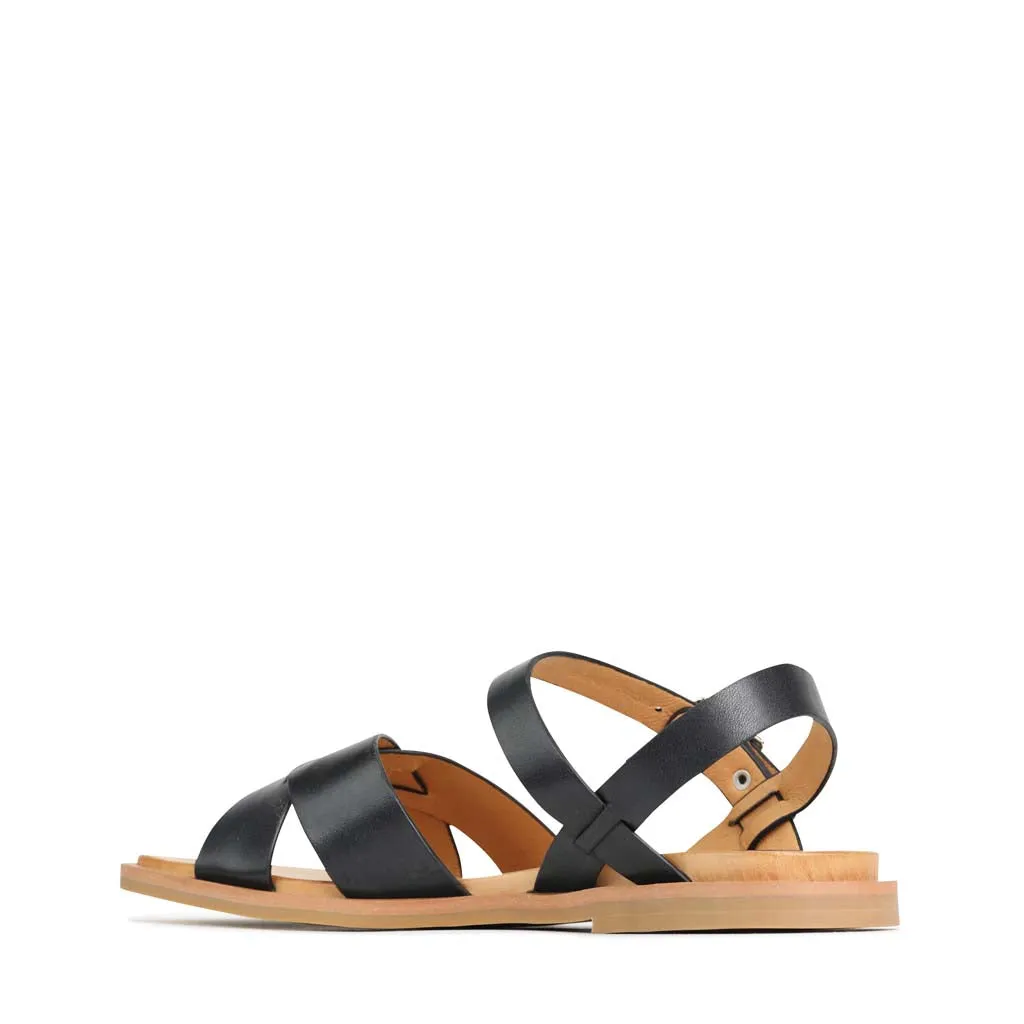 JEL Leder-Riemchensandalen