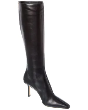Jimmy Choo Agathe KB 85 Leder-Kniestiefel Schuhe_Jimmy-Choo