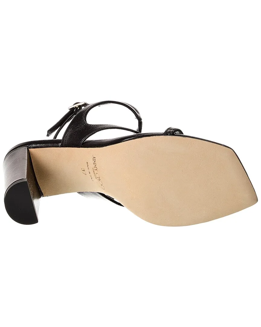 Jimmy Choo Azie 85 Leder Sandalen_Jimmy-Choo