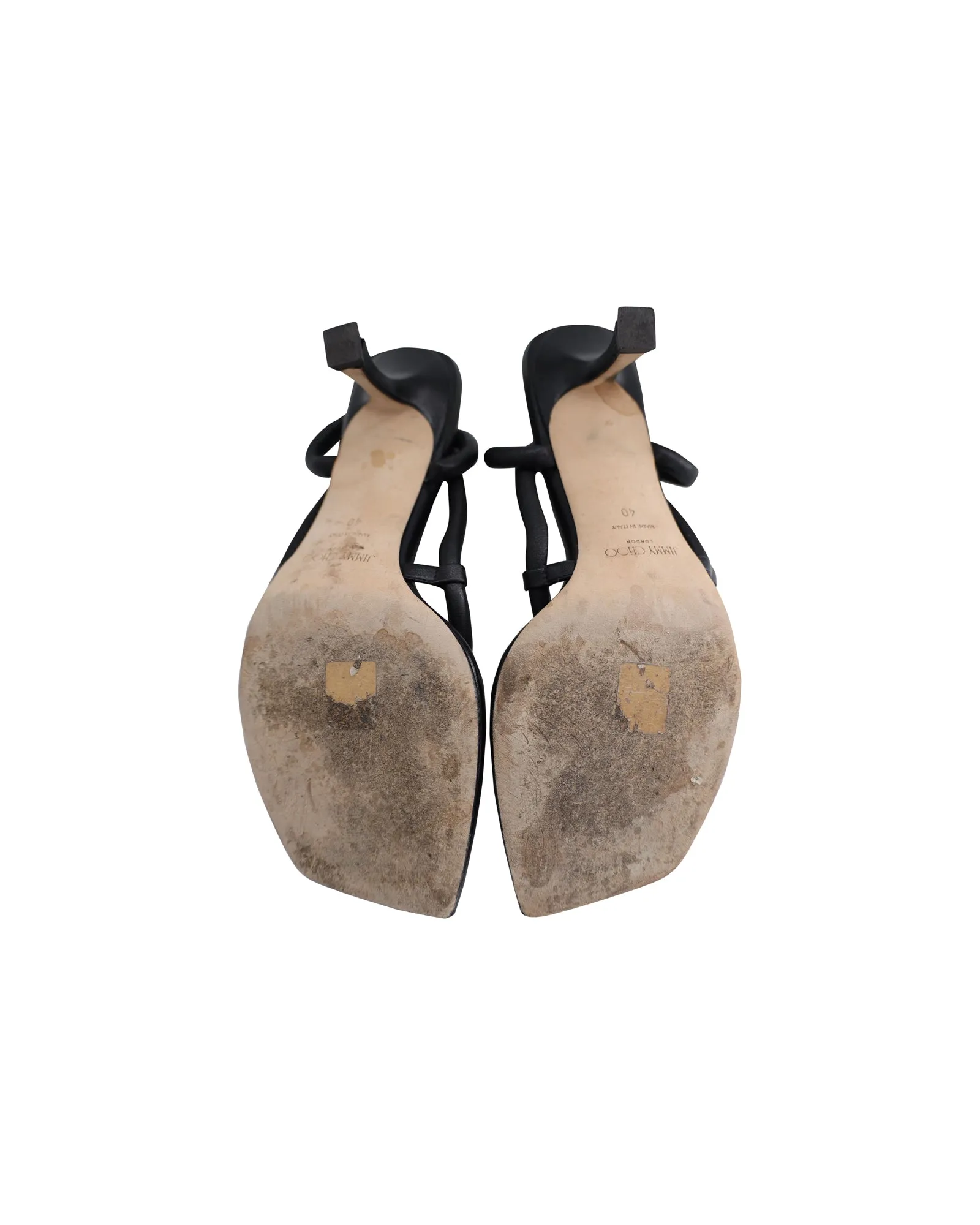 Jimmy Choo Cape 70 Sandalen in Schwarz Nappa Leder Schuhe_Jimmy-Choo