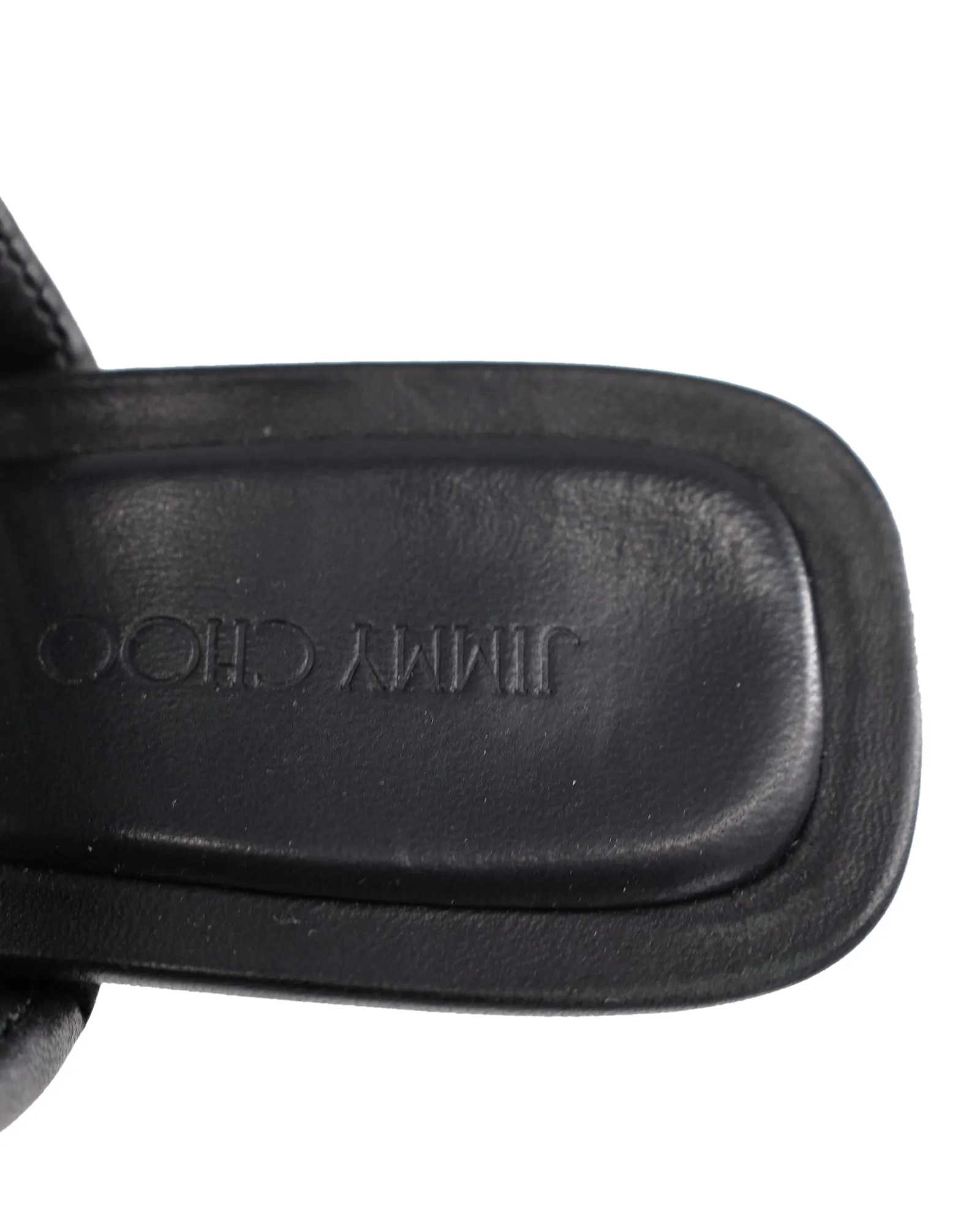 Jimmy Choo Cape 70 Sandalen in Schwarz Nappa Leder Schuhe_Jimmy-Choo