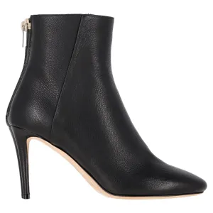Jimmy Choo Duke 85 Leder Knöchelstiefel in Schwarz Leder Schuhe_Jimmy-Choo
