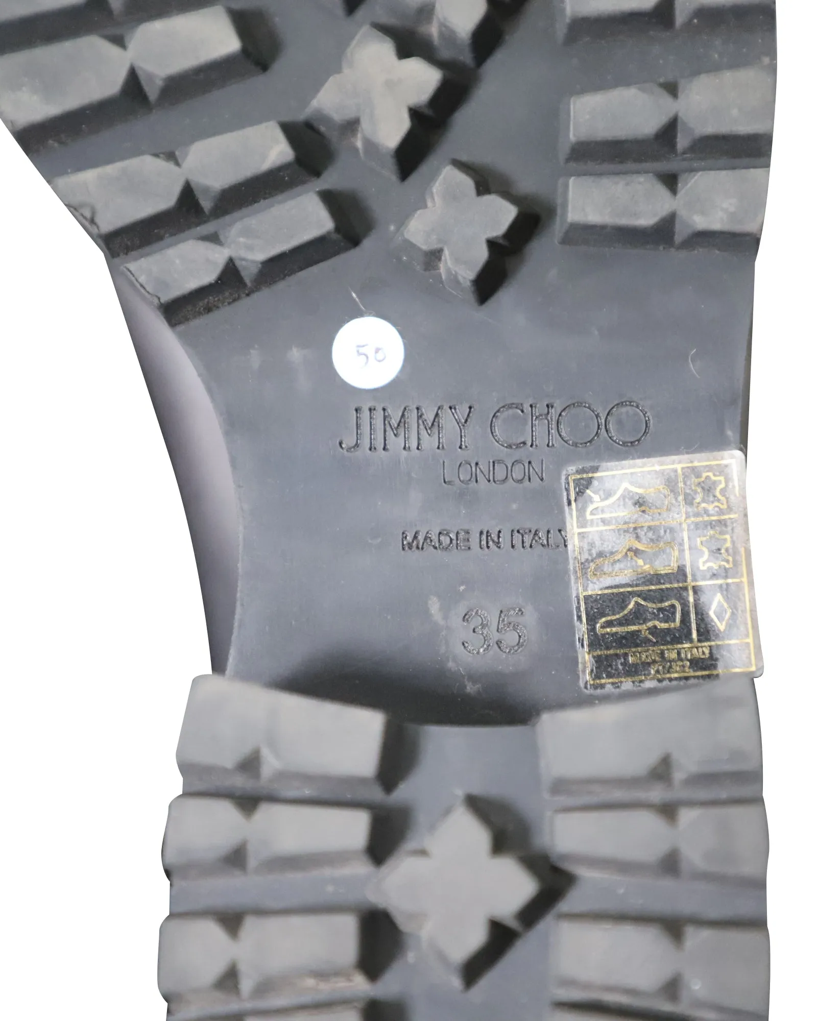 Jimmy Choo Pelzbesetzte Knöchelstiefel in schwarzem Leder Schuhe_Jimmy-Choo