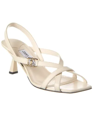 Jimmy Choo Jess 65 Leder-Slingback-Sandalen_Jimmy-Choo