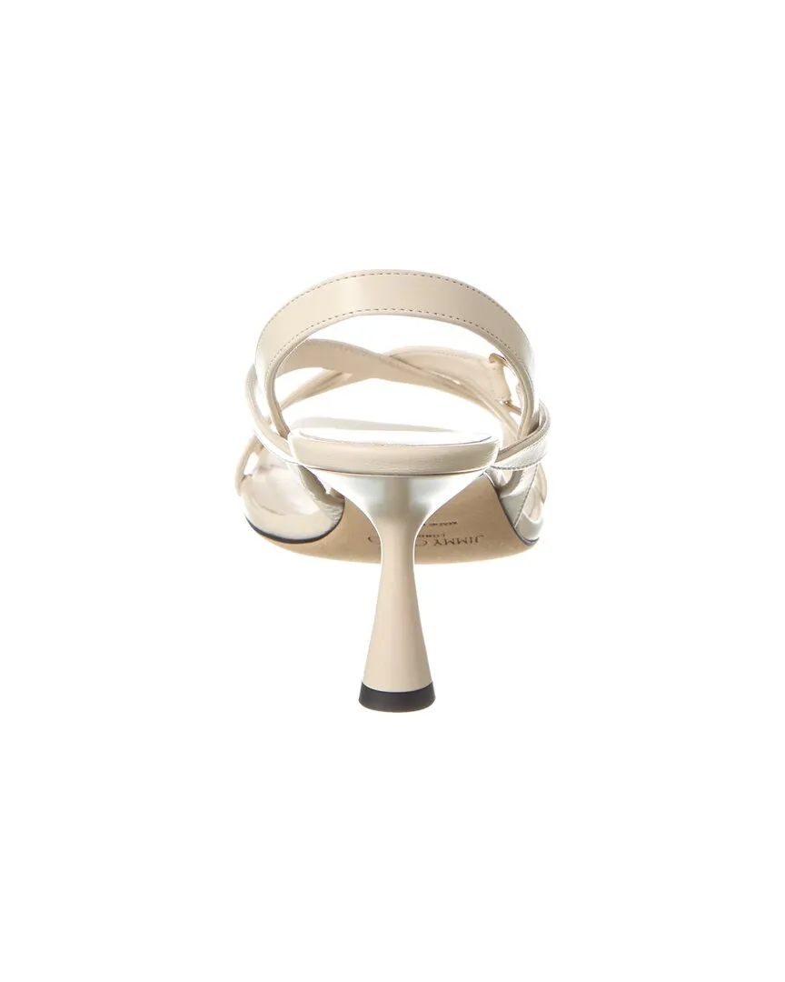Jimmy Choo Jess 65 Leder-Slingback-Sandalen_Jimmy-Choo