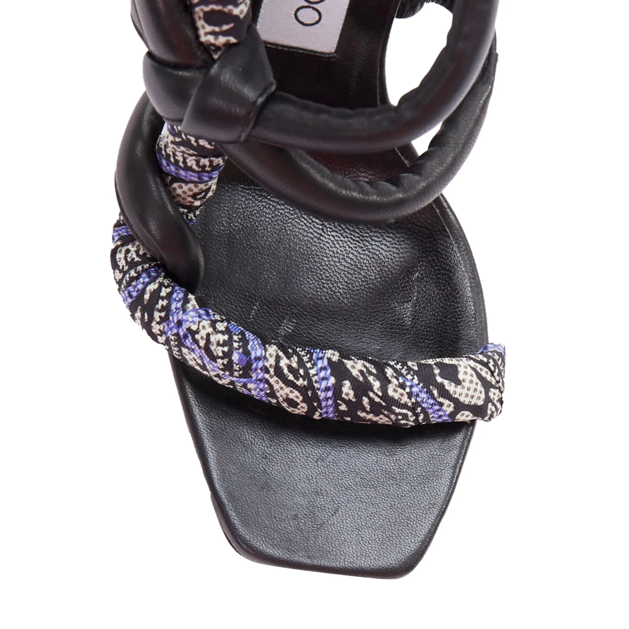Jimmy Choo Kalypso Schal Sandalen mit architektonischem Absatz Schuhe_Jimmy-Choo
