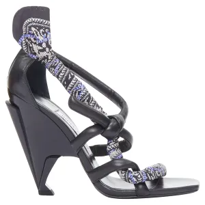 Jimmy Choo Kalypso Schal Sandalen mit architektonischem Absatz Schuhe_Jimmy-Choo