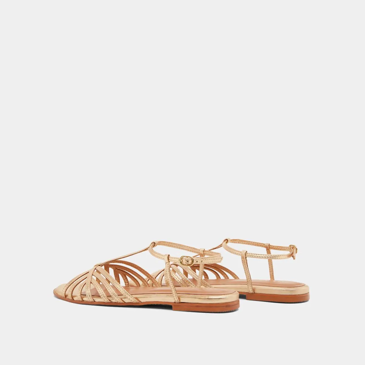Jonak Damenschuhe 498-ise Wallonie Leder Metall Gold