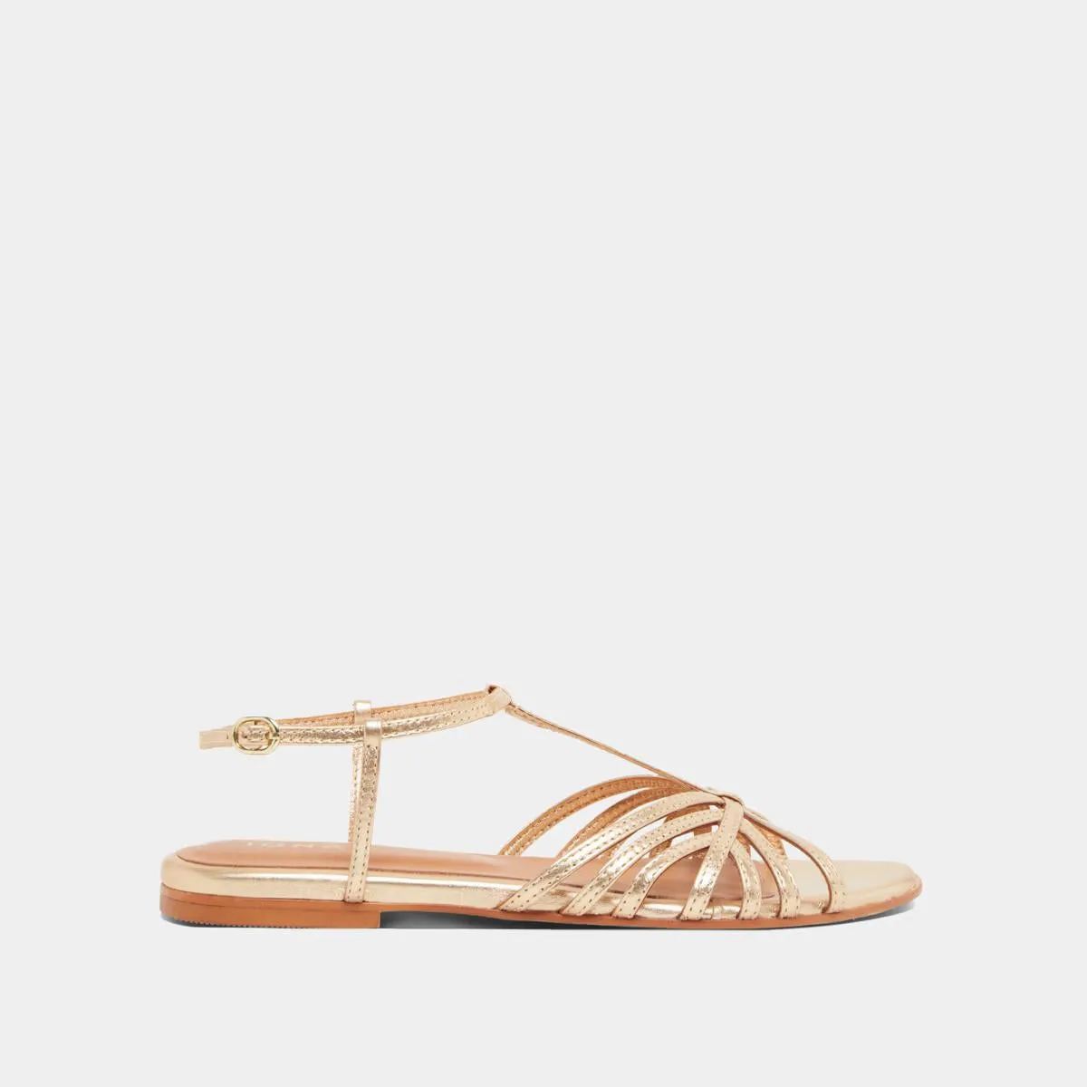 Jonak Damenschuhe 498-ise Wallonie Leder Metall Gold