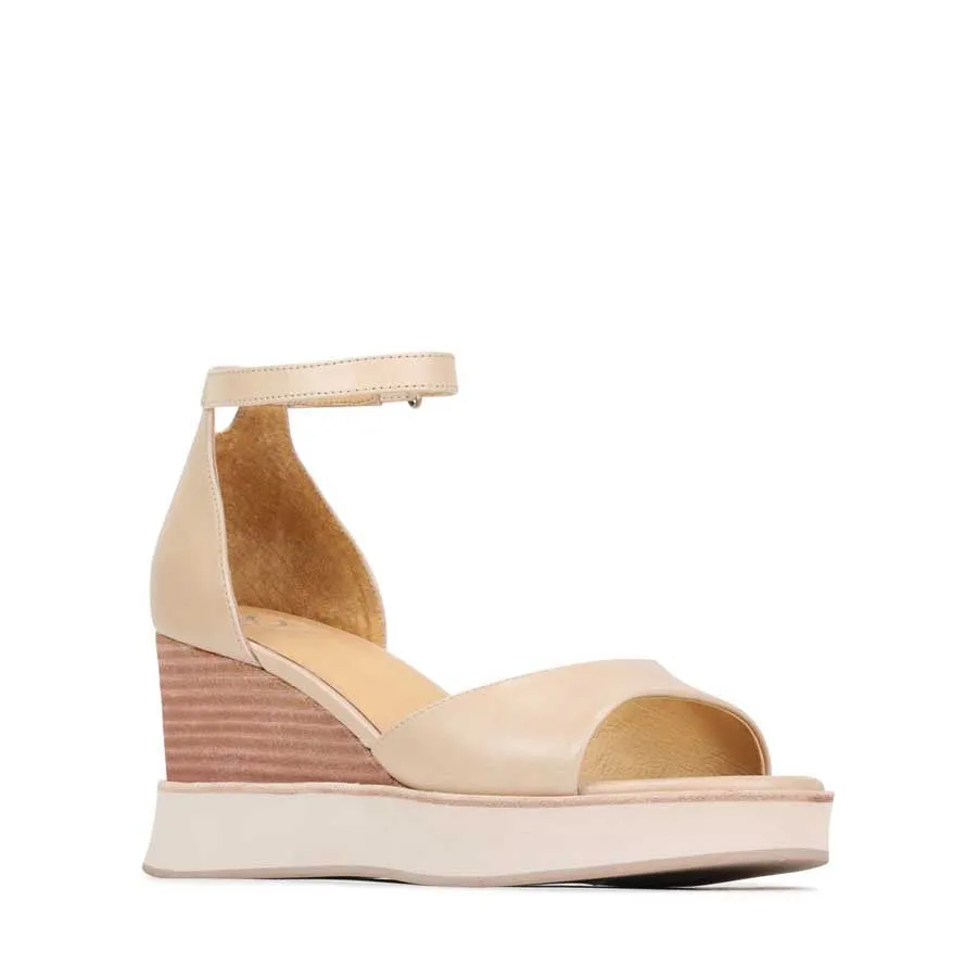 JUNAH LEDERKEIL-SANDALEN