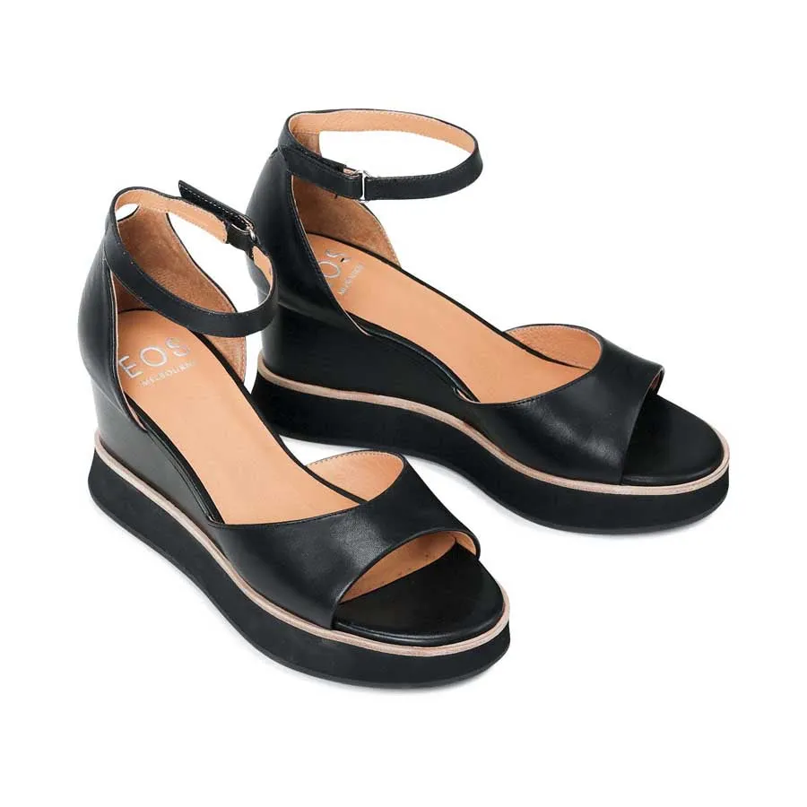 JUNAH LEDERKEIL-SANDALEN