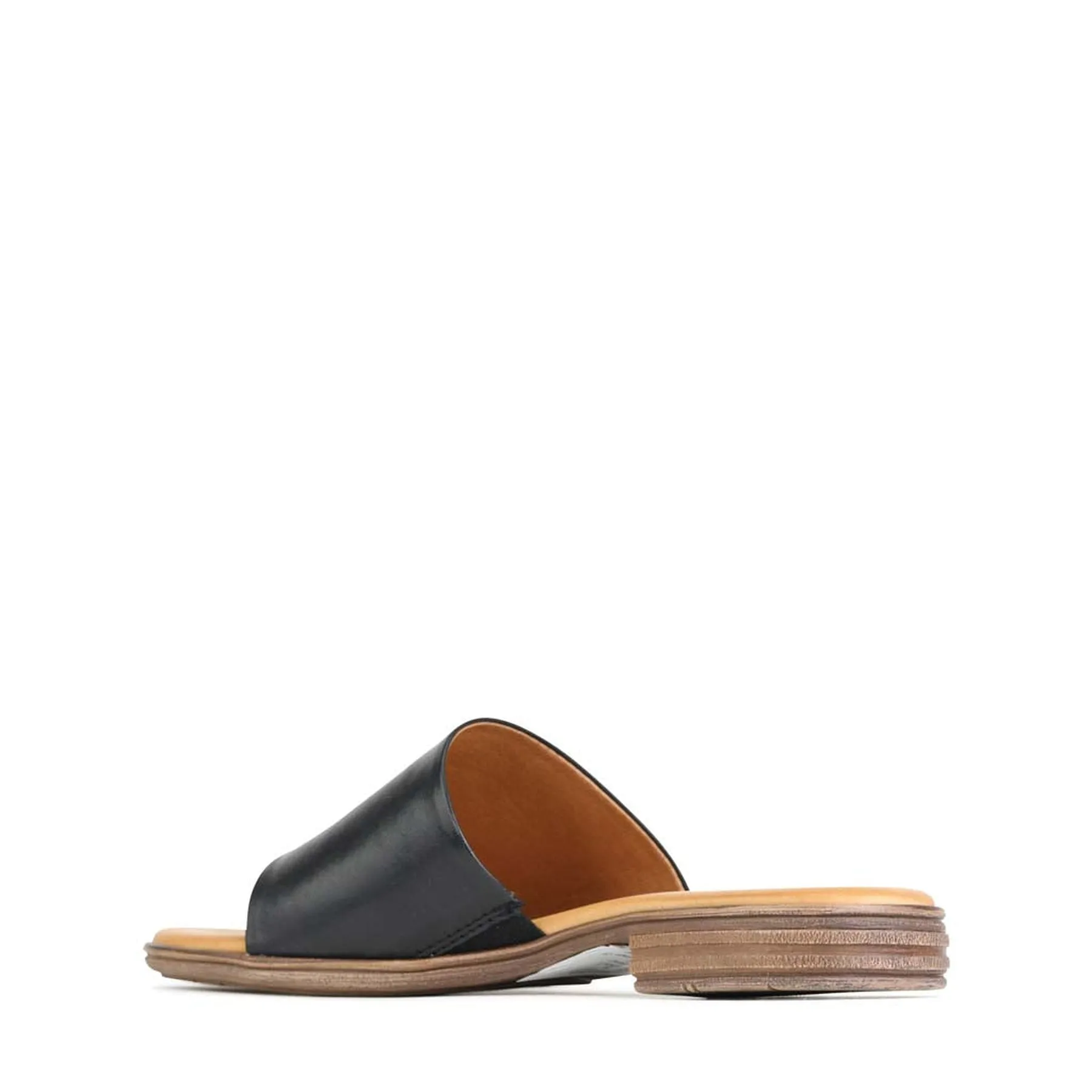 KAIA LEDER-SLIDES SANDALEN