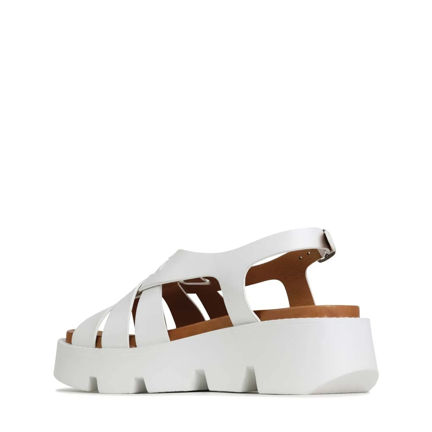 KAILYN PLATTFORM-SANDALEN AUS LEDER