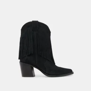 KAYLIE STIEFEL SCHWARZ NUBUK