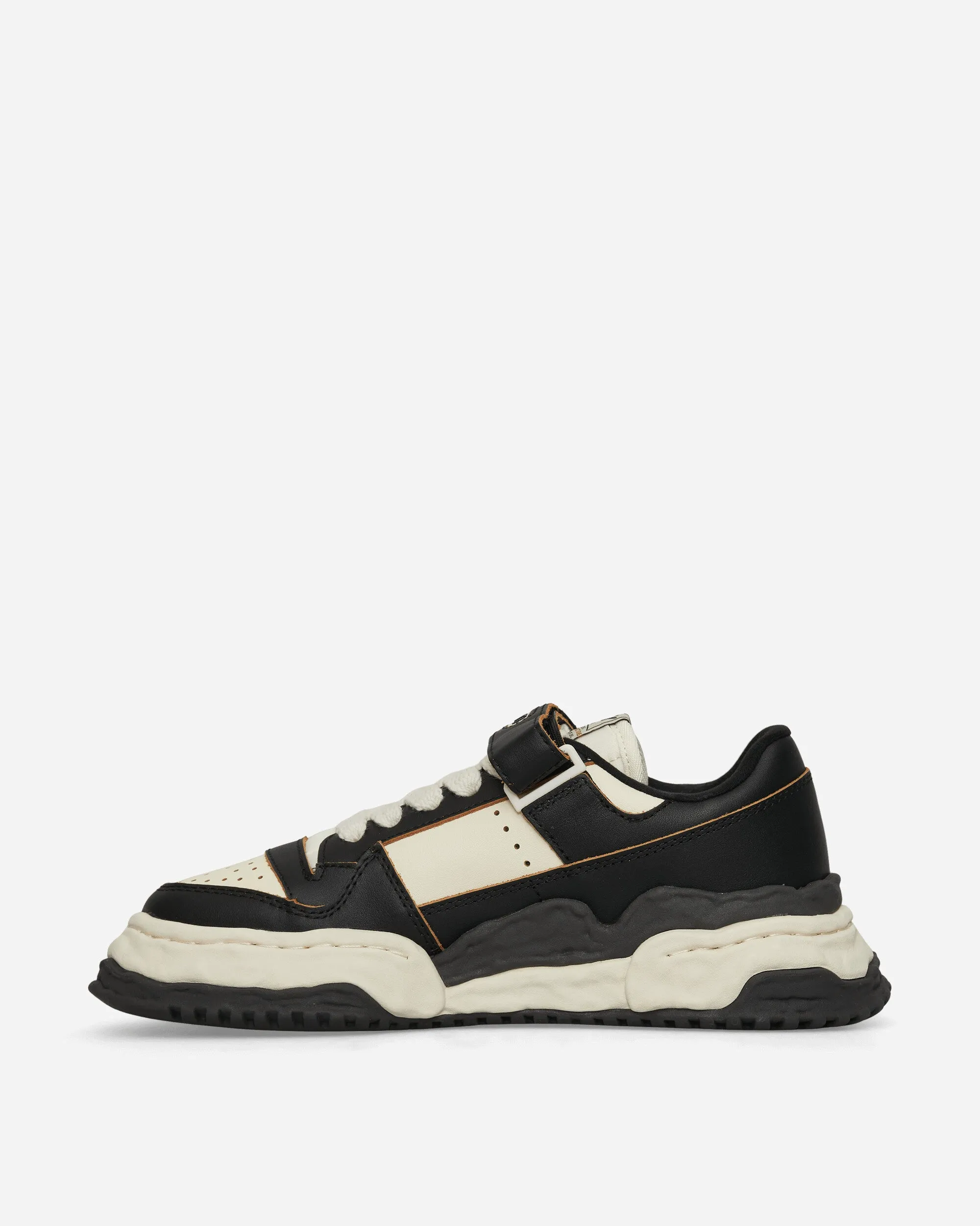 Keith OG Sohlenleder Low Sneakers Schwarz / Weiß