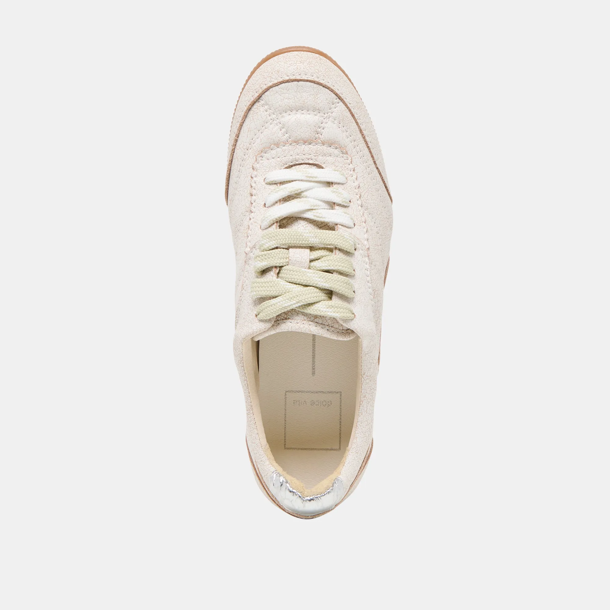LAINI SNEAKERS OFF WHITE GEBROCHENES LEDER