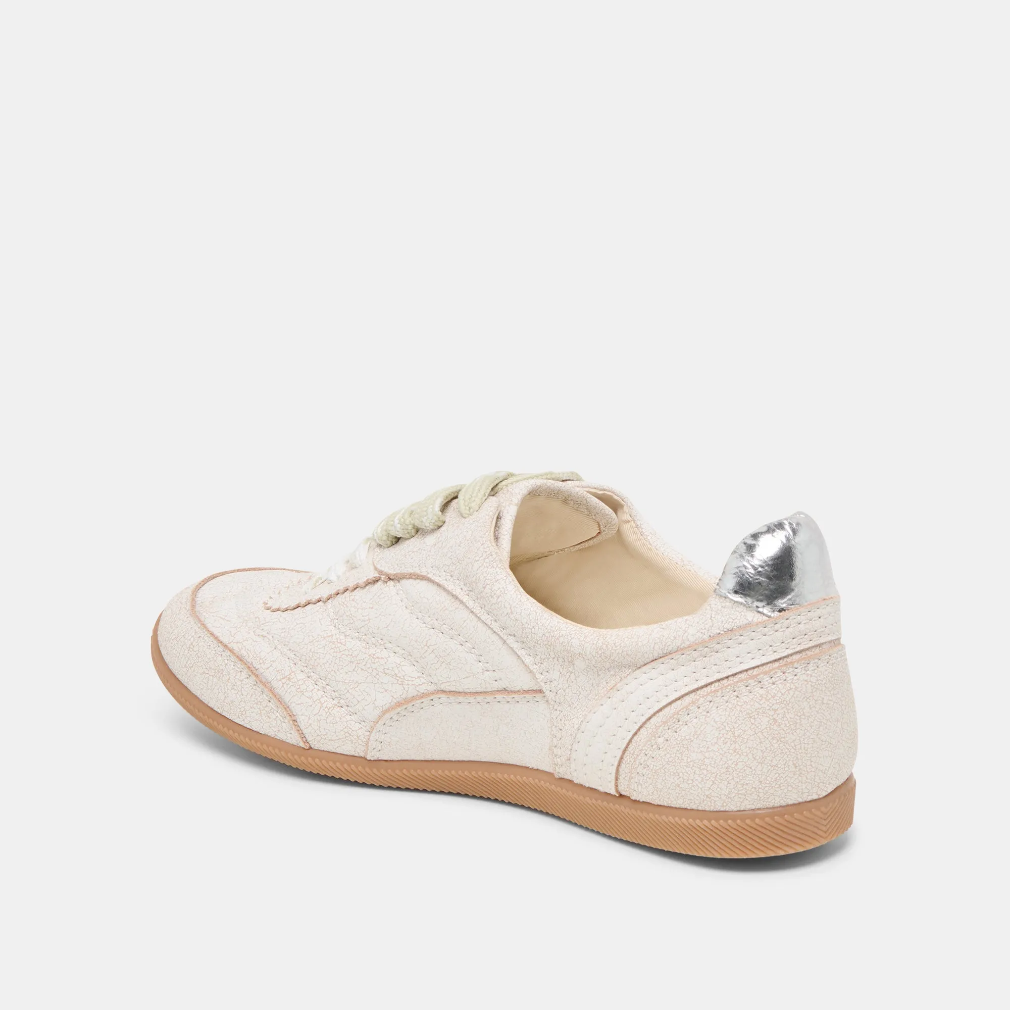 LAINI SNEAKERS OFF WHITE GEBROCHENES LEDER