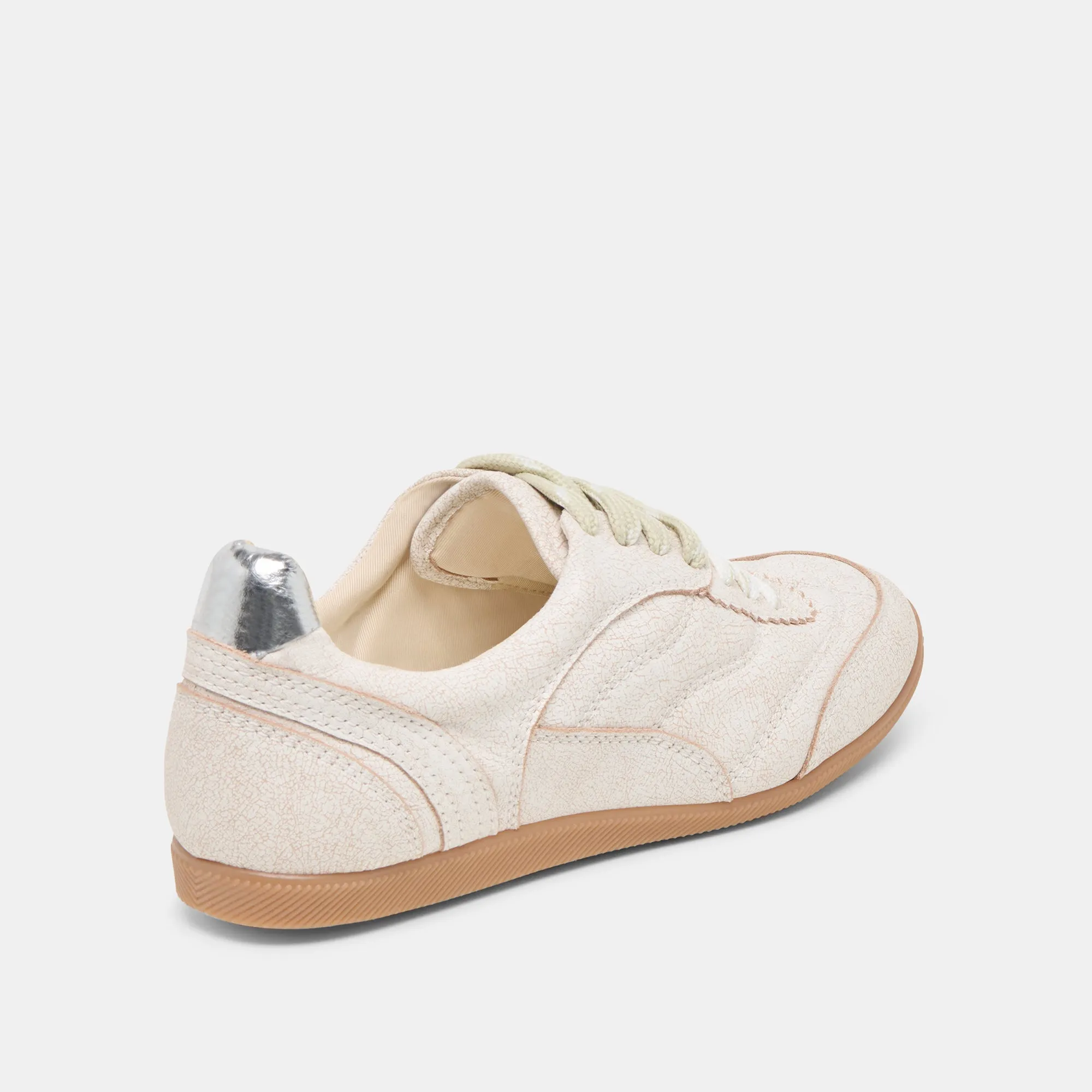 LAINI SNEAKERS OFF WHITE GEBROCHENES LEDER