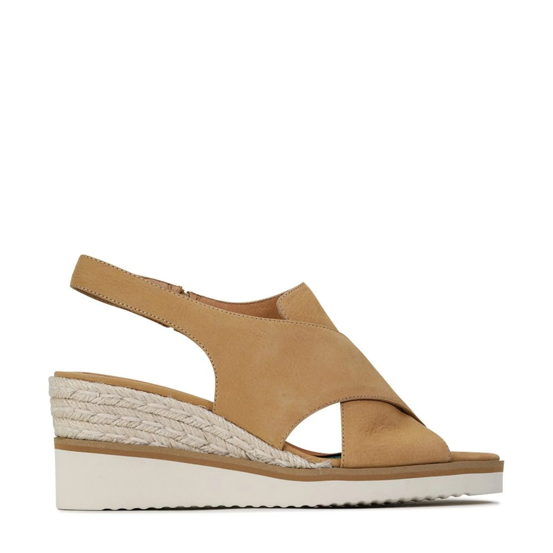 BEQUEME LEDER-ESPARDRILES SANDALEN