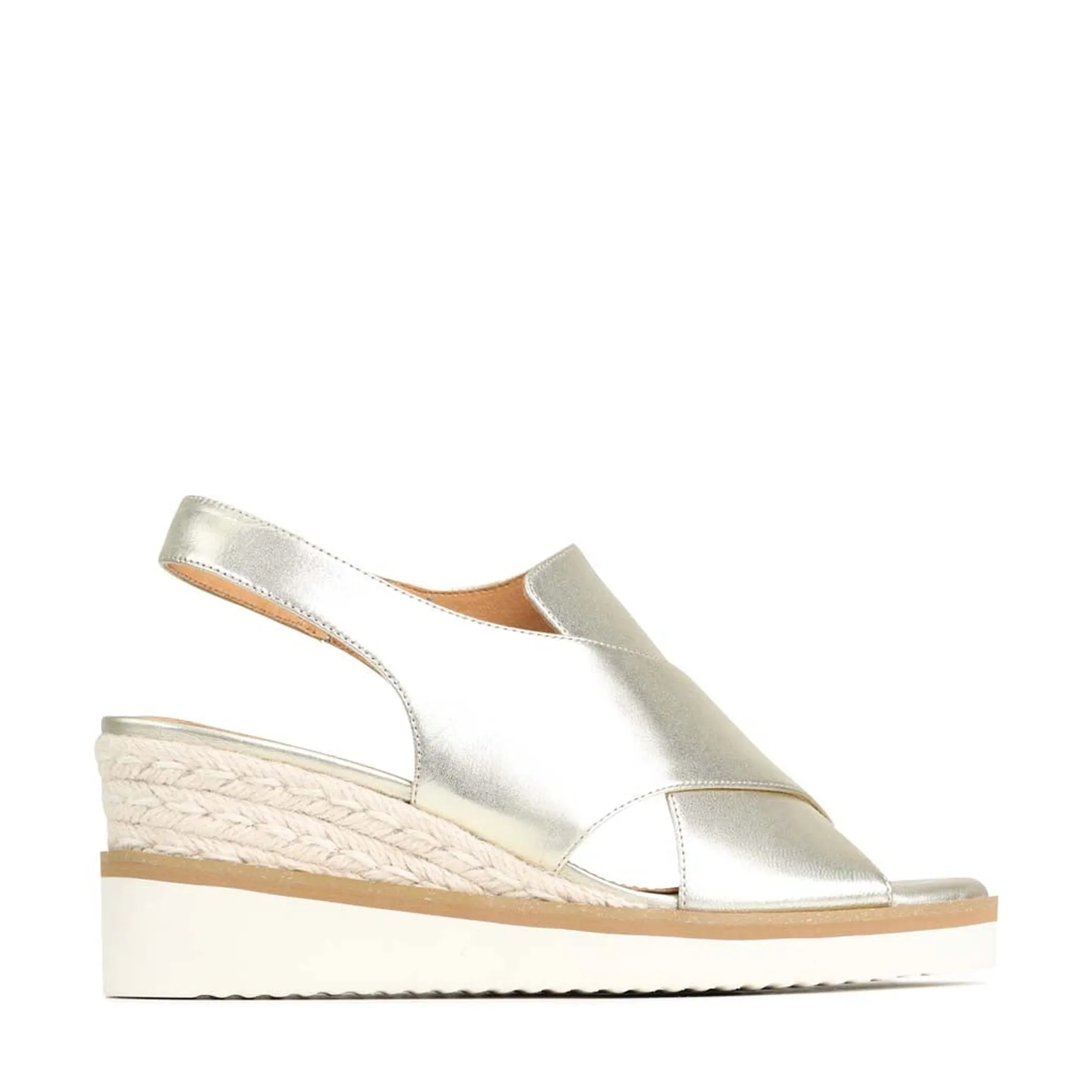 BEQUEME LEDER-ESPARDRILES SANDALEN