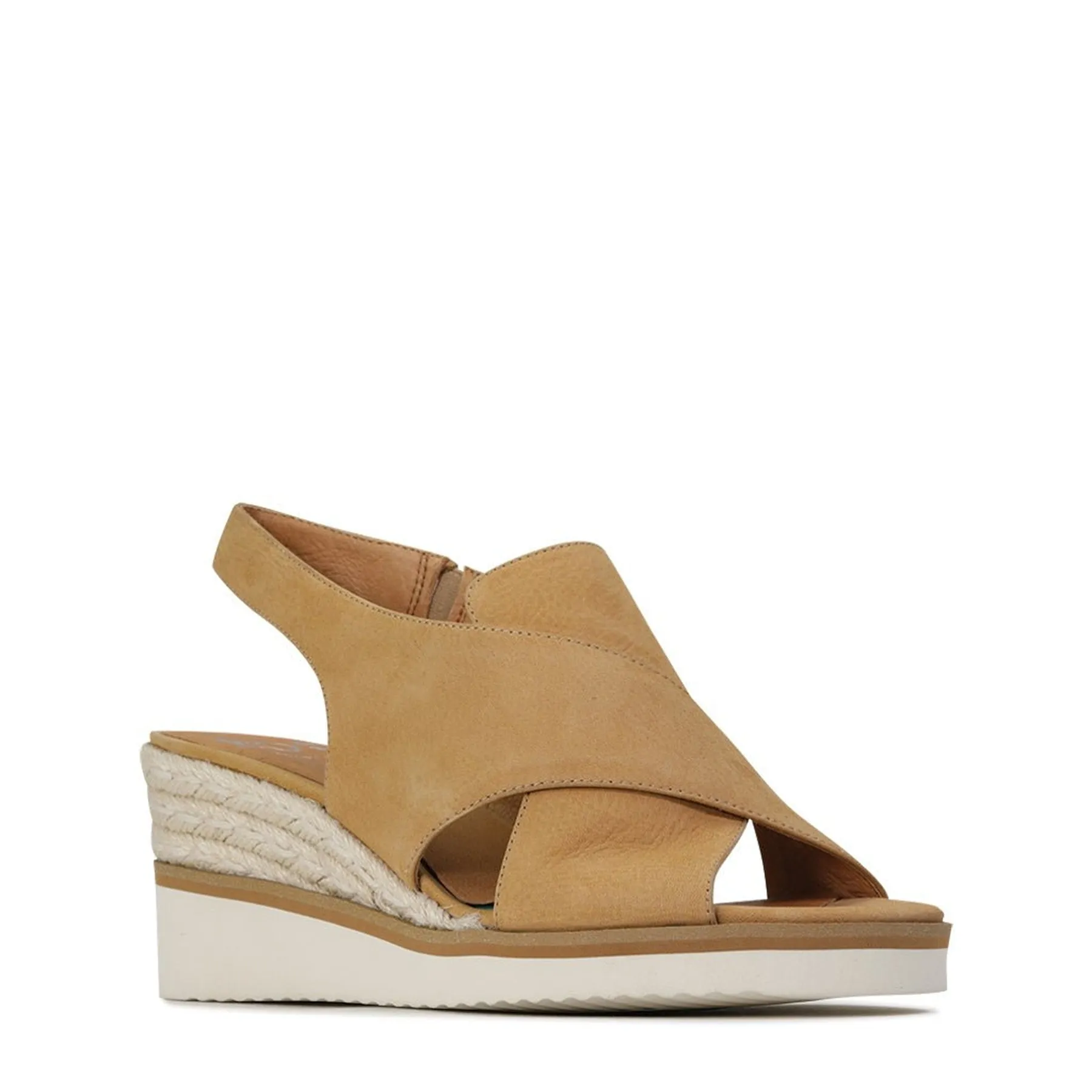 BEQUEME LEDER-ESPARDRILES SANDALEN