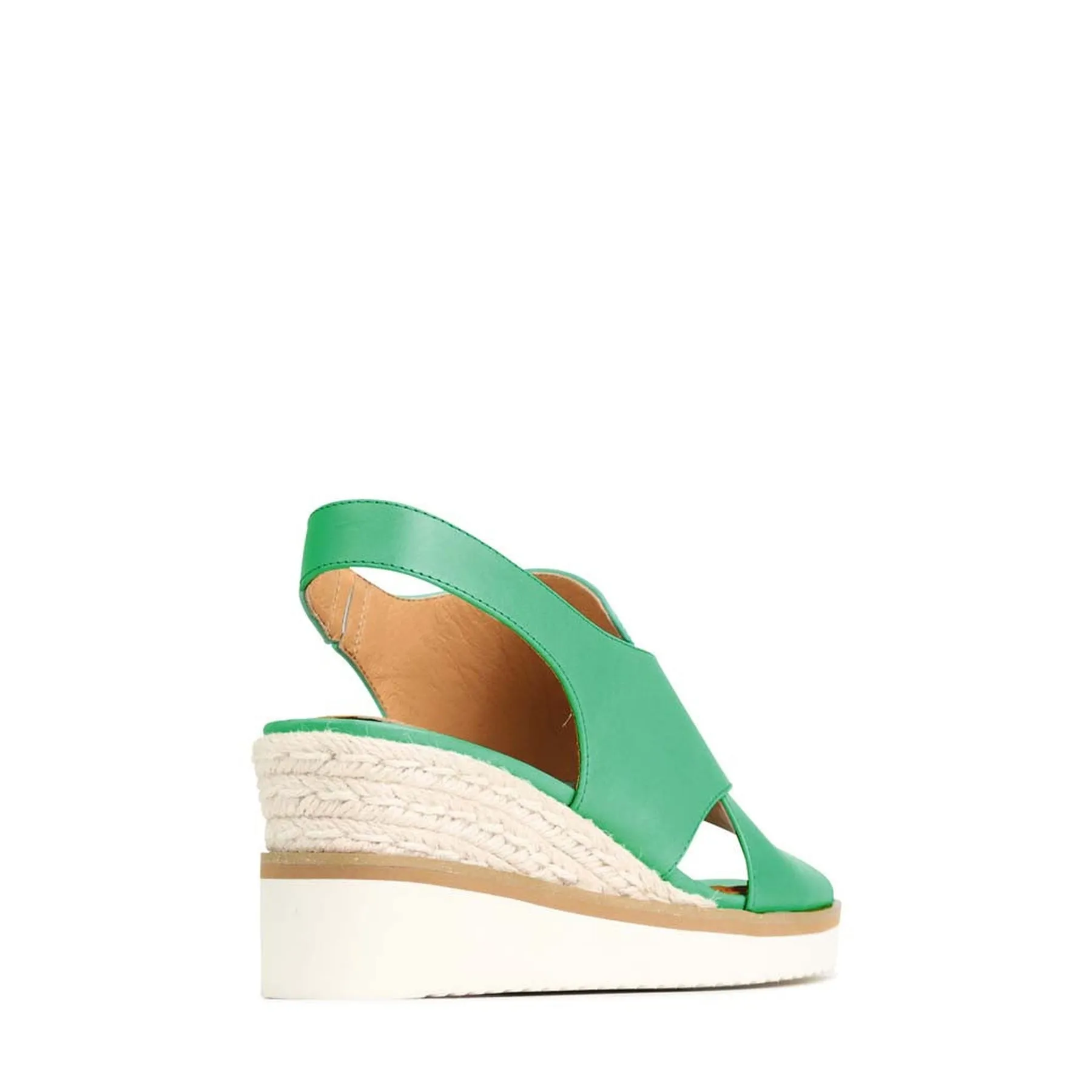 BEQUEME LEDER-ESPARDRILES SANDALEN