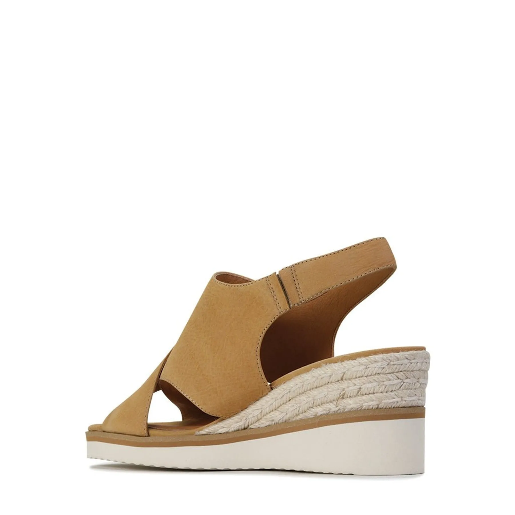 BEQUEME LEDER-ESPARDRILES SANDALEN