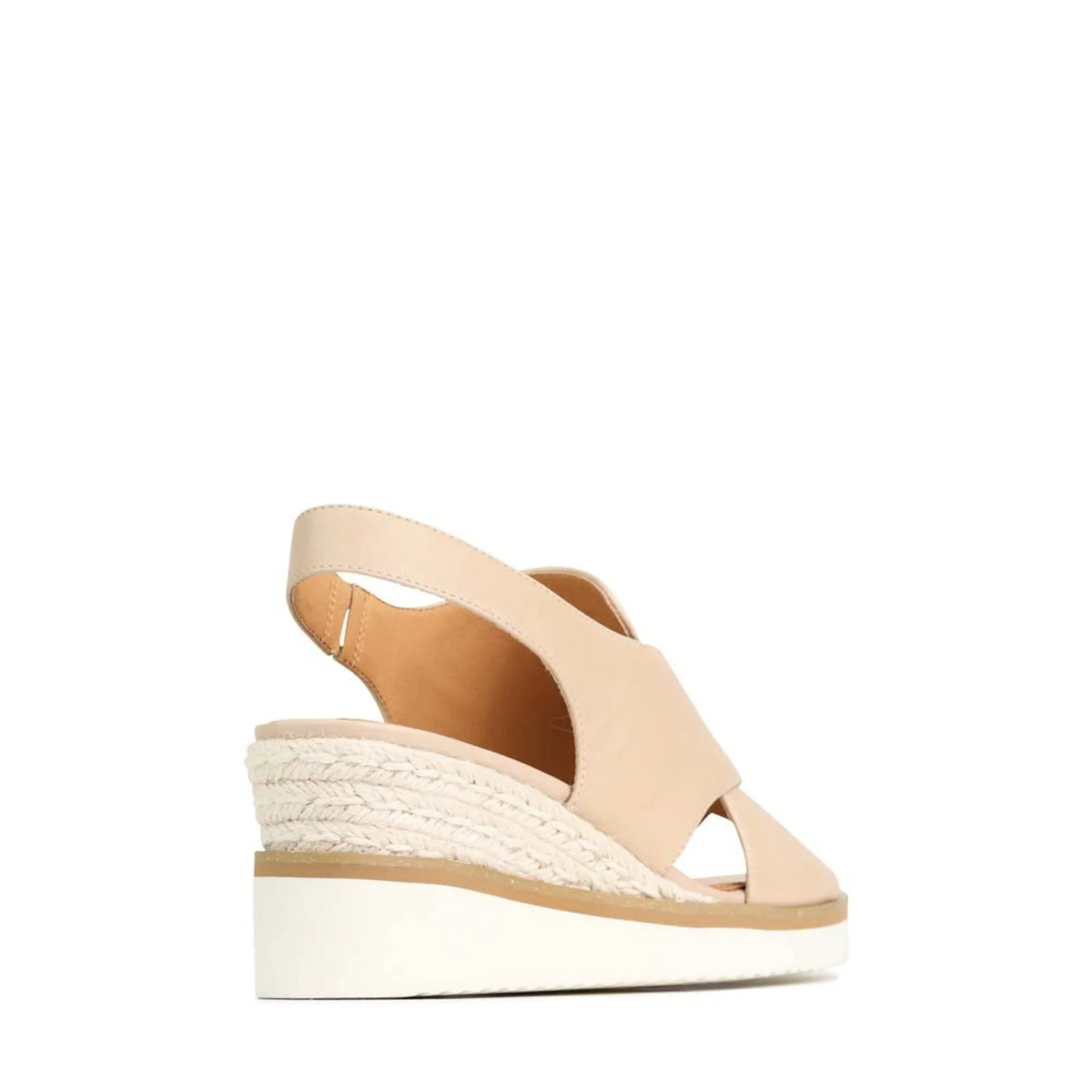 BEQUEME LEDER-ESPARDRILES SANDALEN