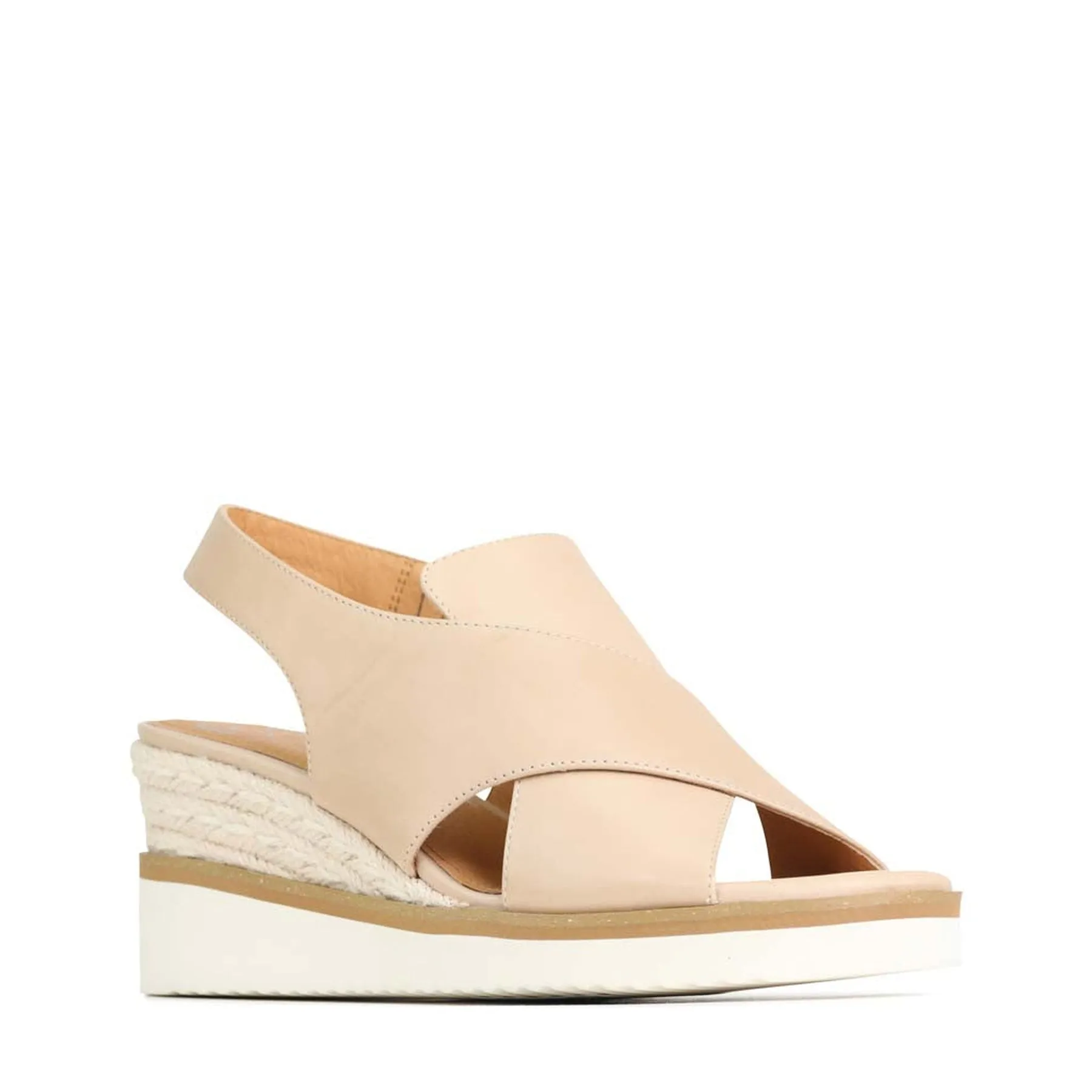 BEQUEME LEDER-ESPARDRILES SANDALEN