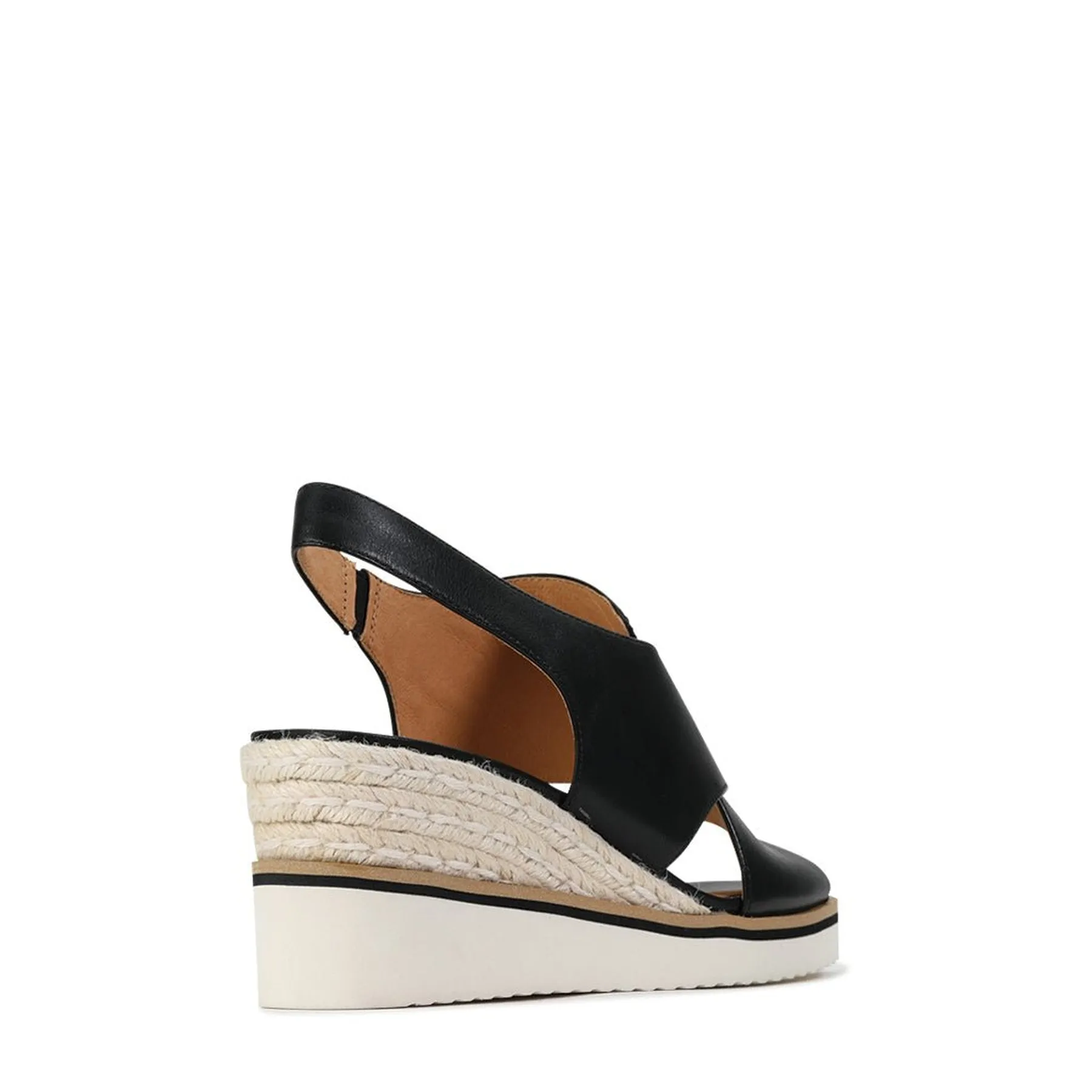 BEQUEME LEDER-ESPARDRILES SANDALEN