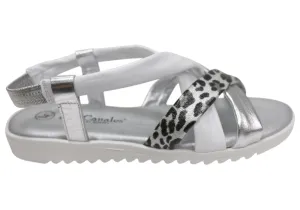 Lola Canales Lilli Damen Bequeme Ledersandalen Hergestellt in Spanien Lola Canales Schuhe