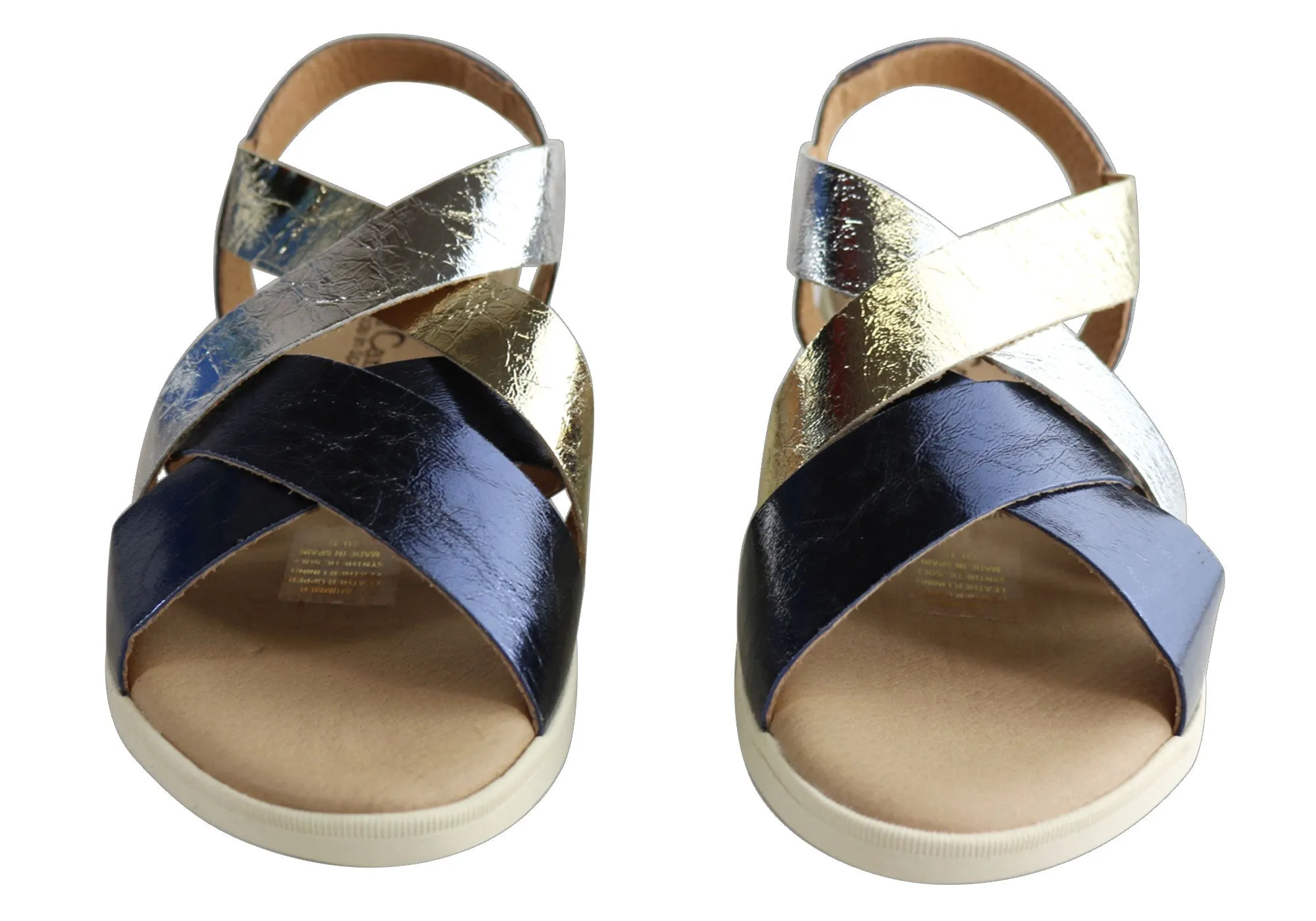 Lola Canales Shimmer Damen Bequeme Ledersandalen Hergestellt In Spanien Lola Canales Schuhe