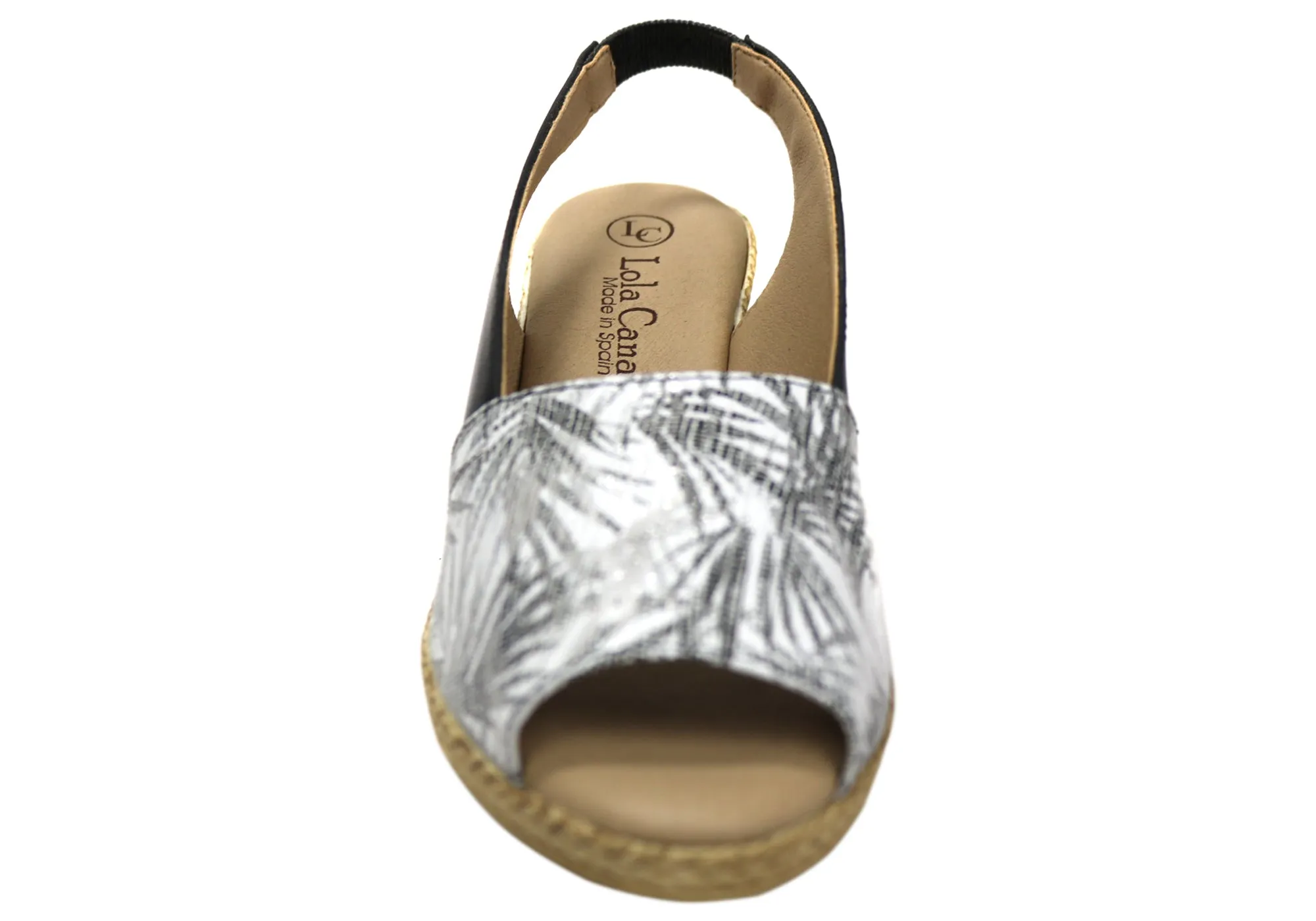 Lola Canales Tropicanna Damen Spanische Leder Keil-Sandalen Lola Canales Schuhe