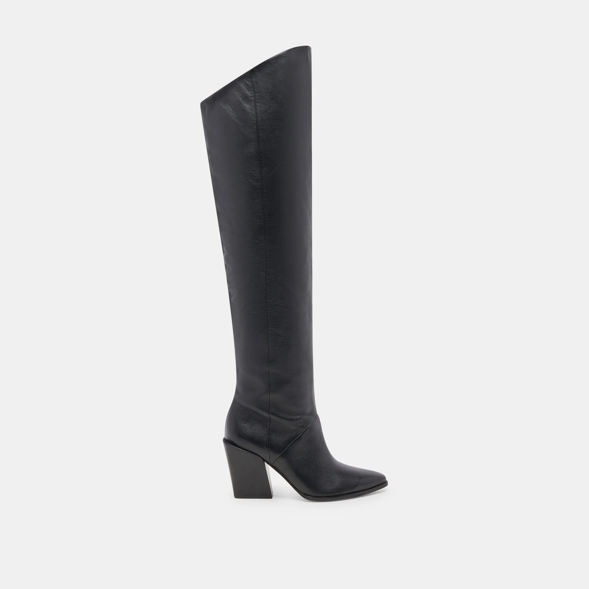 LUPIN STIEFEL SCHWARZES LEDER