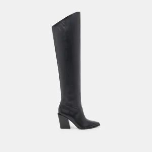 LUPIN STIEFEL SCHWARZES LEDER