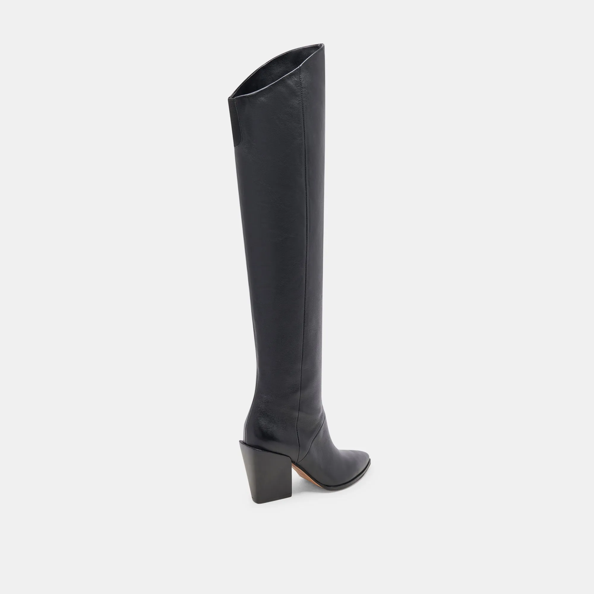 LUPIN STIEFEL SCHWARZES LEDER