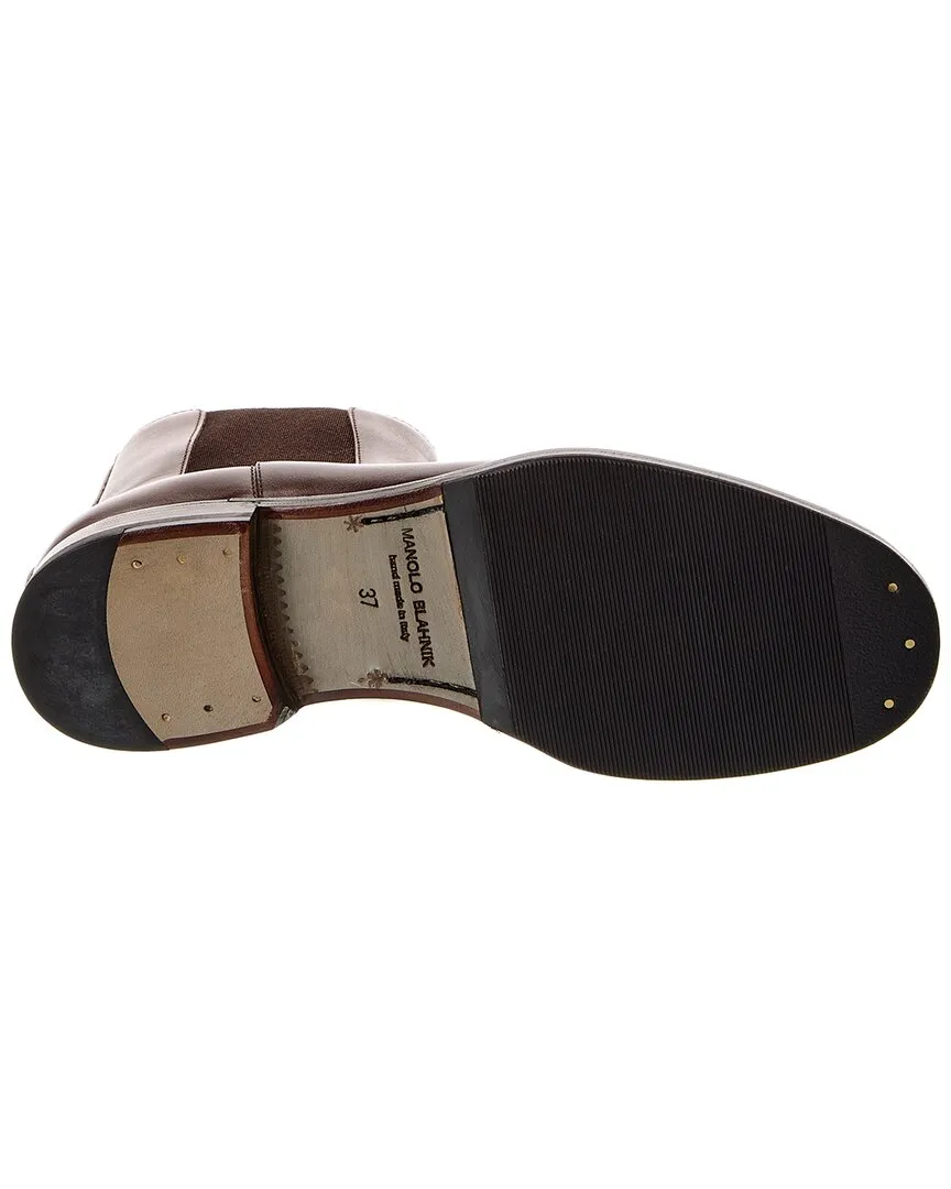 Manolo Blahnik Chelsa 25 Leder-Stiefeletten_Manolo-Blahnik
