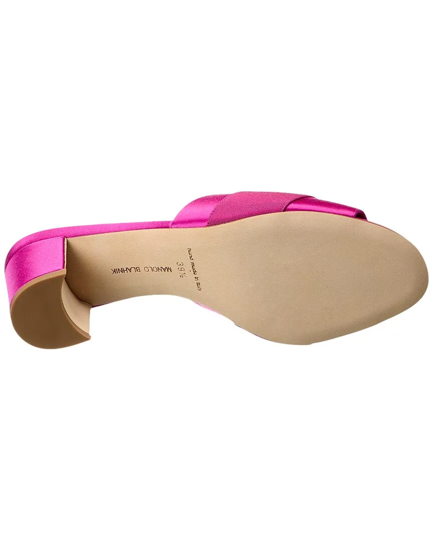 Manolo Blahnik Martanew 50 Satin Sandalen_Manolo-Blahnik