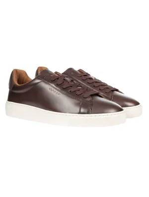 Mc Julien Leder-Sneakers Espresso