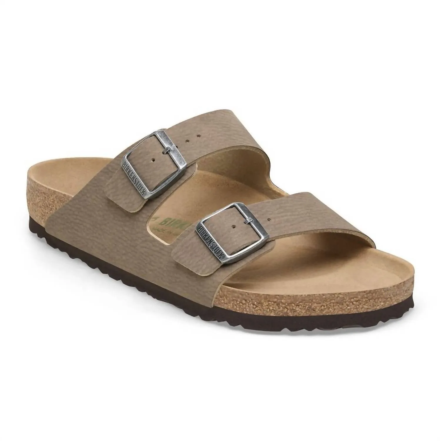 Herren Arizona Vegan Sandalen in Grau-Taupe