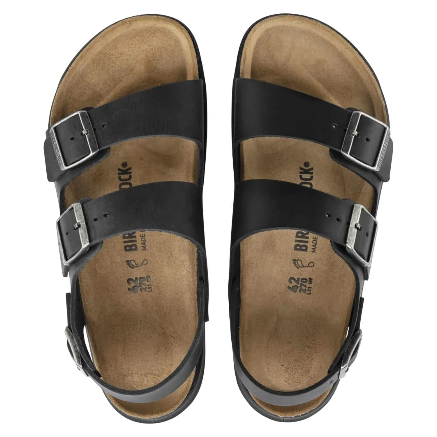Herren Milano Ct Sandalen in Schwarz