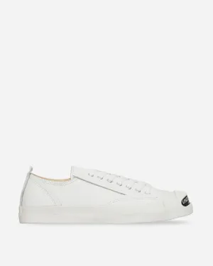 Herren Sneaker aus Leder mit Zehen-Logo in Weiß