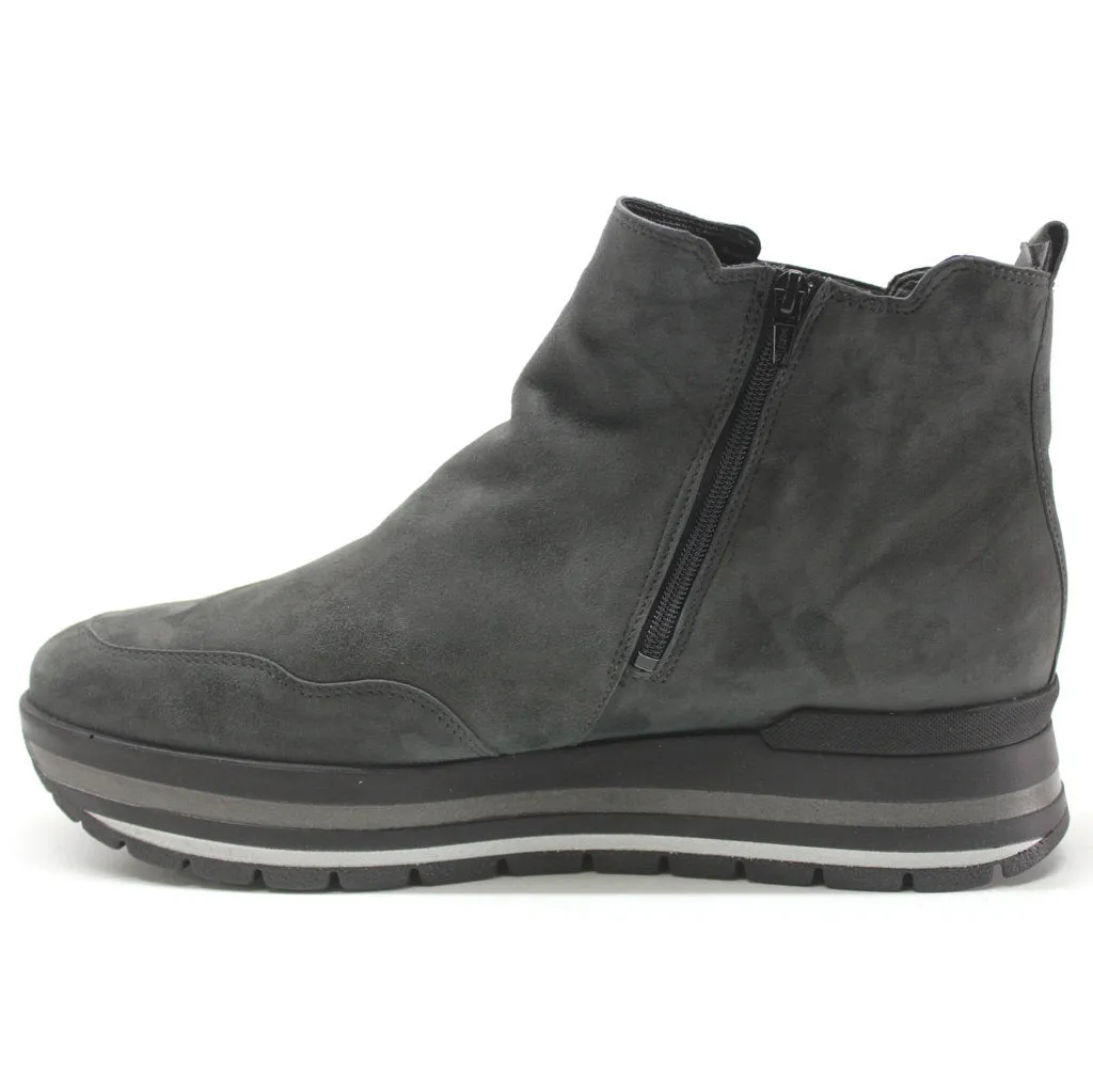 Mephisto Paulina Samt Leder Damen Stiefel