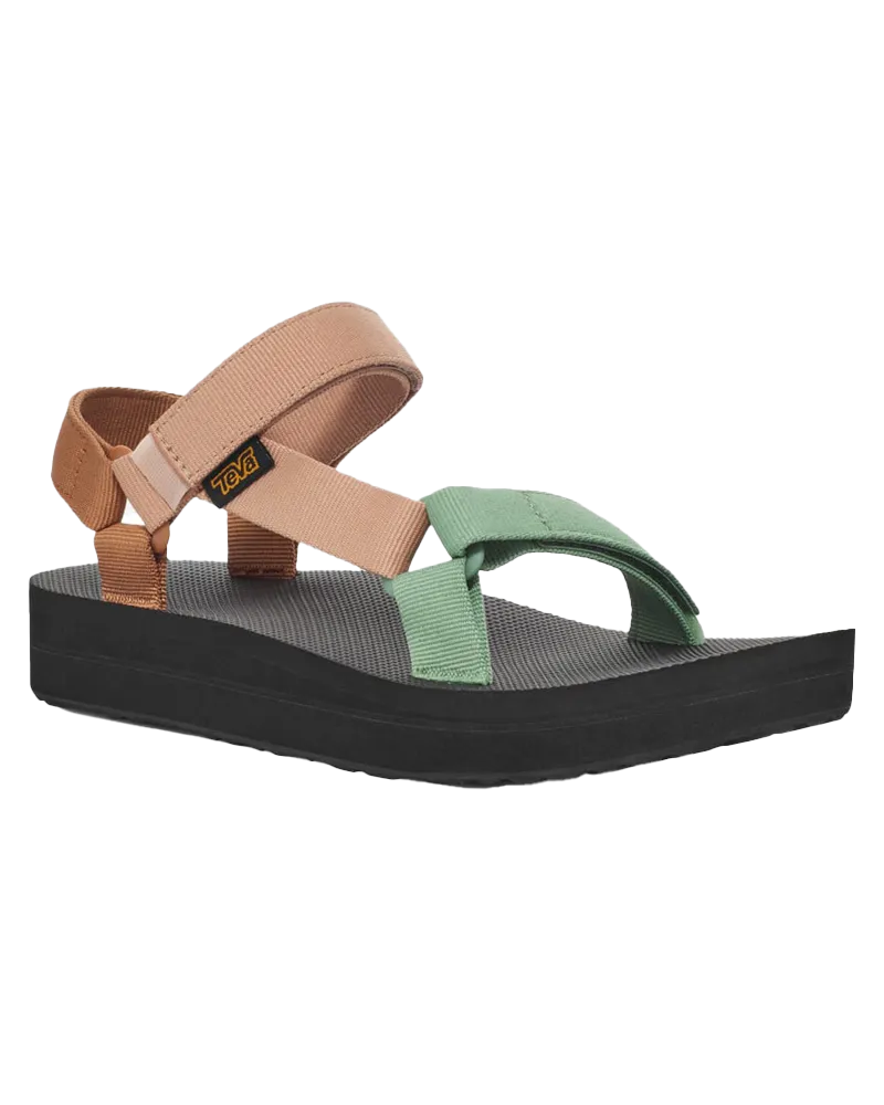 Midform Universal Sandalen in Ton Multi