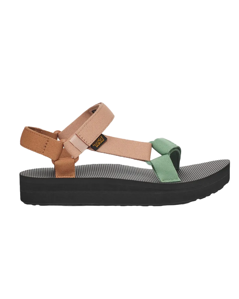 Midform Universal Sandalen in Ton Multi