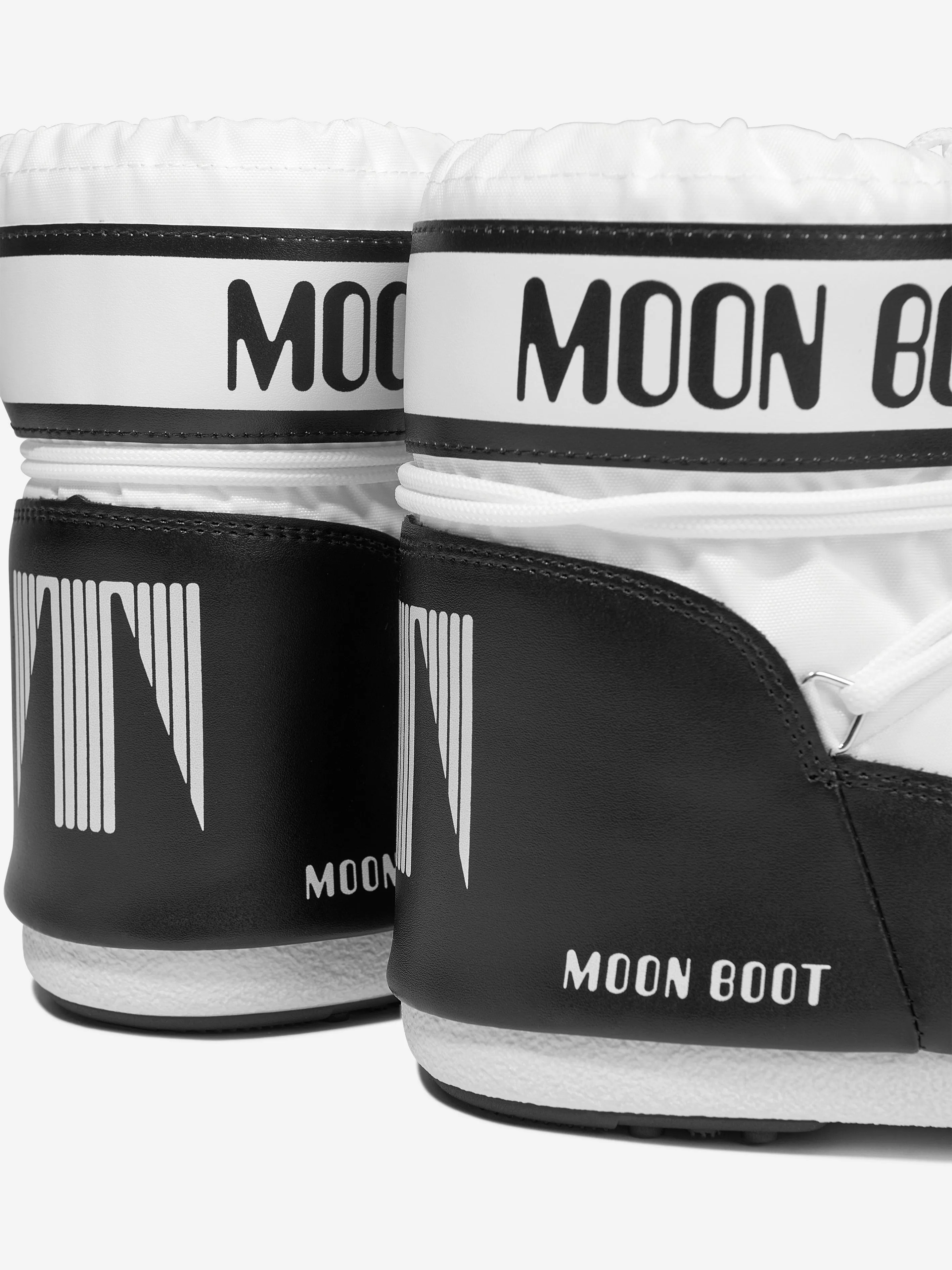 Moon Boot Kids Icon Low Nylon Schneestiefel in Weiß
